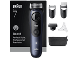 Barbero - Braun Series 7 BT7520, 6 accesorios para barba, 40 ajustes de longitud, Bloqueo de precisión, Lámina ProBlade, Wet&Dry, Azul