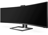 Monitor - Philips 499P9H, 48.8 Ultra Wide 5K, SuperWide 32:9, 5 ms, HDR400, LowBlue, USB-C, HDMI, Negro