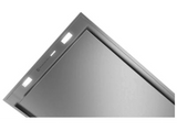 Campana grupo filtrante - Bosch DRC96AQ50 900, De isla, 204 W, 734 m³/h, 5 niveles, 74 dB, Acero inoxidable, Clase B, Inox