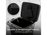 Nevera portátil - Cecotec Bolero TravelCooling 29L D, Inversor de corriente, Capacidad 29 L, Aislamiento espuma PU, Black