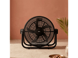 Ventilador industrial - Jata JVCA3025, 105 W, 3 Velocidades, 5 Aspas, 51 cm diámetro, Inclinación ajustable, Asa de transporte, Negro