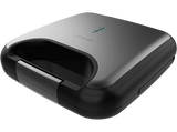 Sandwichera - Cecotec Sandwichera Rock’ntoast Combo, 800 W de potencia, 3 placas intercambiables, Revestimiento antiadherente, Silver