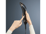 Secador - Rowenta Air motion, 1300 W, 3 Temperaturas, 3 Velocidades, Aire Frío, Hasta 170 km/h, Black Gama + Cromado