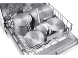 Lavavajillas - Samsung DW60CG550FWQET, 14 servicios, 7 programas, 59.8 cm, Bandeja de cubiertos, Blanco