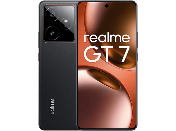 Móvil - realme GT7, Negro, 256 GB, 12 GB RAM, 6.78" LTPO 2.5D, Dimensity 9400e Chipset, 7000 mAh, IP69