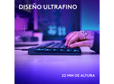 Teclado gaming - Logitech G G515 TKL, Cable, Teclas RGB Lightsync/Personalizables, Modo de juego, Interruptores mecánicos GL perfil bajo, Negro