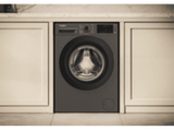 Lavadora carga frontal - Whirlpool WAM 07GB SPT, 10 kg, 1400 rpm, 15 Programas, Tecnología 6th sense, Adaptative Wash, Gris Manhattan