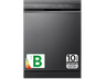 Lavavajillas - LG DF365FMS, 14 servicios, 10 programas, 60 cm, LED táctil, Tercera bandeja, TrueSteam™, QuadWash™, Acero negro grafito antihuellas
