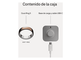 Anillo inteligente - Oura Ring 5, Talla 6, Hasta 9 días autonomía, Bluetooth, 50 métricas de salud, Titanio, Deep Rose