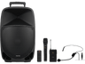 Altavoz bluetooth - Fonestar MALIBU-315, 50W, Bluetooth, 16h Autonomía, Dos micrófonos incluidos, Negro