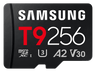 Tarjeta Micro SDXC - Samsung MB-MH256T, 256 GB, Lectura hasta 200 MB/s, Escritura hasta 130 MB/s, UHS Clase 3, A2, V30, Negro