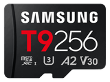 Tarjeta Micro SDXC - Samsung MB-MH256T, 256 GB, Lectura hasta 200 MB/s, Escritura hasta 130 MB/s, UHS Clase 3, A2, V30, Negro