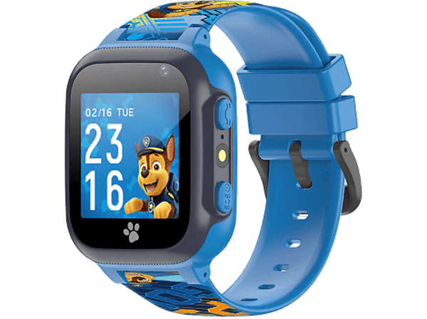 Smartwatch infantil - Forever KW-60, 230 mm, Micro SIM, Localización LBS, Diseño de Patrulla Canina, Azul