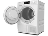 Secadora bomba de calor - Miele TWC640WP, 8 kg, 10 Programas, Iluminación LED, A+++, Blanco Loto