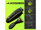 Afeitadora corporal - Gillette Labs i3 Body + Intimate, Tecnología Skinfirst, Wet&Dry, 2 peines, Pack con maquinilla de afeitar corporal GilletteLabs