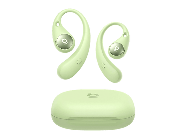 Auriculares True Wireless - Baseus Eli Sport 2, 45 h de autonomía, Ajuste seguro con gancho, Cancelación de ruido, Resistente al agua, Verde Natura