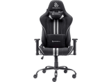 Silla gaming - Newskill Kitsune V2, Cojines cervical y lumbar, Reclinable 180º, Hasta 136 kg, Gris