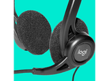 Auriculares - Logitech 960 USB-A, Con cable, PC/Mac, Micrófono ajustable