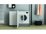 Lavadora secadora integrable - Whirlpool BI WDWG 751482 EU N, 7 kg/5kg, 1400 rpm, 6th Sense, Sin panelar