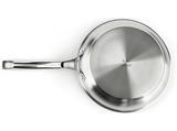 Sartén - Jata Hogar HSAR2126, Acero inoxidable, 26 cm, Fondo difusor Full Induction, Inox