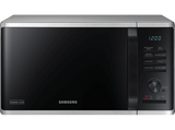 Microondas - Samsung MG23K3515AS/EC, 800 W, 6 niveles, 23 l, Descongelación rápida, Negro