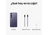 Móvil - Samsung Galaxy S24, Cobalt Violet, 256GB, 8GB RAM, 6.2 FHD+, Exynos 2400, 4000 mAh, Android 14