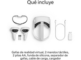 Gafas de realidad virtual - Meta Quest 2, 256 GB, Blanco