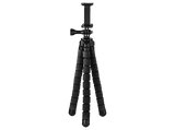 Trípode - Hama Flex, Para Smartphone y GoPro, 300g Carga, Altura 26 cm, Se Dobla hasta 360º, Negro