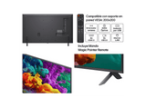 TV QNED Mini LED 50 - LG 50QNED85B6B, UHD 4K, Procesador Inteligente α8 AI Processor 4K Gen3, Smart TV, DVB-T2 (H.265), Negro