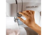 Máquina de coser - Cecotec BelleCouture 1500, 15 puntadas, Luz LED, 6 grifas de arrastre, Kit de Accesorios, Brazo libre, Ojalador regulable, White