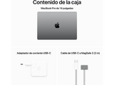 Apple MacBook Pro (2023) MTL73Y/A, 14,2, Chip M3, CPU de 8 núcleos, GPU de 10 núcleos, 16 GB RAM, 2TB de SSD, USB-C de 96W, macOS, Gris Espacial