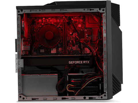 PC gaming - Acer Nitro 50 N50-656, Intel® Core™ i5-14400F, 16GB RAM, 512GB SSD, GeForce RTX™ 3050, Sin sistema operativo, Negro