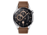 Smartwatch - Huawei Watch GT3 46mm Classic, 14 días, ritmo cardiaco 24h, SPo2, IA+100 deportes, Acero, Marrón