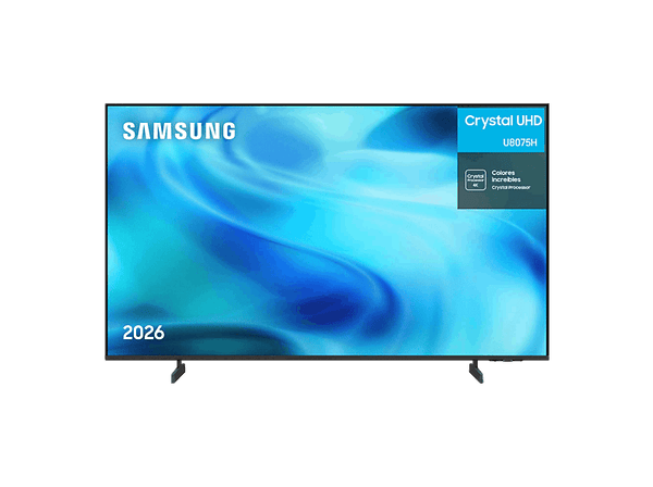 TV LED 65" - Samsung TU65U8075HUXXC, UHD 4K, Crystal Processor 4K, Smart TV, Wifi, Negro