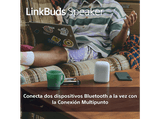 Altavoz inalámbrico - Sony LinkBuds Speaker SRS-LS1H, Bluetooth, Portátil, 25 horas de batería, Resistente al agua,  IPX4, Exteriores, Viajes, Gris