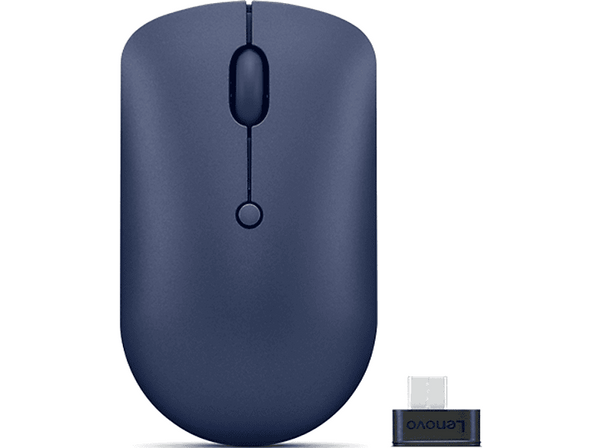 Ratón inalámbrico - Lenovo 540 USB-C, Inalámbrico, 2400 DPI, Abyss Blue