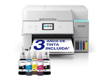 Impresora - Epson EcoTank ET-4956, Tinta, Impresión a Color, WiFi, A4, Blanco