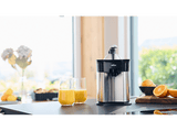 Exprimidor - Braun Exprimidor eléctrico CitrusQuick 7 CJ7050 BK, 160W de potencia, Acero inoxidable, Negro
