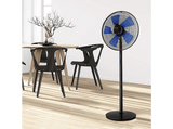 Ventilador de pie - Taurus Boreal 16C Elegance, 60 W, 5 aspas, 3 velocidades, Sistema de oscilación e inclinación, Silencioso, Azul y negro 