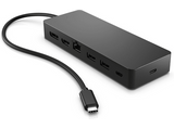 Hub USB/Concentrador - HP Concentrador multipuerto universal USB-C, 7 puertos, Windows®, macOS y Chrome OS®, Negro