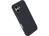 Funda - Isy ISC 3743, Compatible con iPhone 16, Resistente a golpes, Negro Carbón
