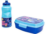 Pack Merchandising - Sherwood Set de fiambrera rectangular y botella sport de Stitch, 380 ml, Plástico