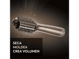 Moldeador - BaByliss Air Power Volume AS95E, Tecnología iónica, 3 Temperaturas, Uso en seco y en húmedo, Iónico, Barril ovalado, Rosa