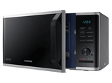 Microondas - Samsung MG23K3515AS/EC, 800 W, 6 niveles, 23 l, Descongelación rápida, Negro