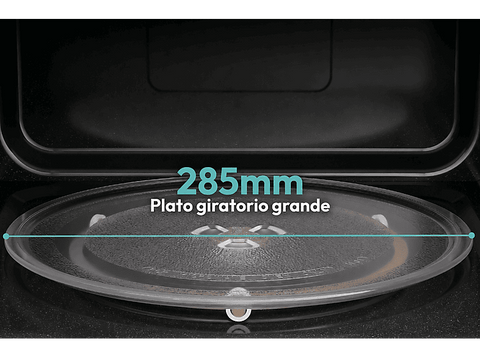 Microondas con grill - Candy CMW323GDS 011, 800 W, 5 niveles, Wi-Fi hOn, 23 l, Plata