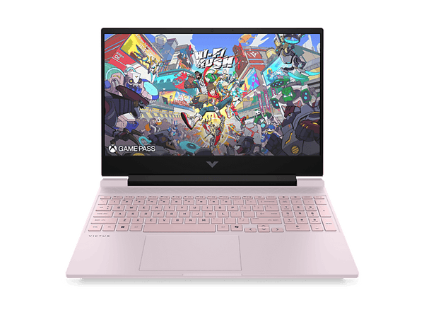 Portátil Gaming - HP Victus 15-FA2023NS, 15,6", Intel® Core™ 5-210H, 16 GB RAM, 512 GB SSD, GeForce RTX™ 5050, Sin sistema operativo, Rosa pálido