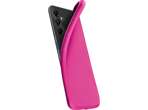 Funda - CellularLine CHROMAGALA15P, Para Samsung Galaxy A25 5G, Silicona, Trasera, Rosa