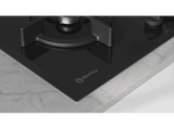Placa de gas - Balay 3ETG676RB, 5 zonas, 28 cm zona grande, Gas butano, 75.2 cm, Negro