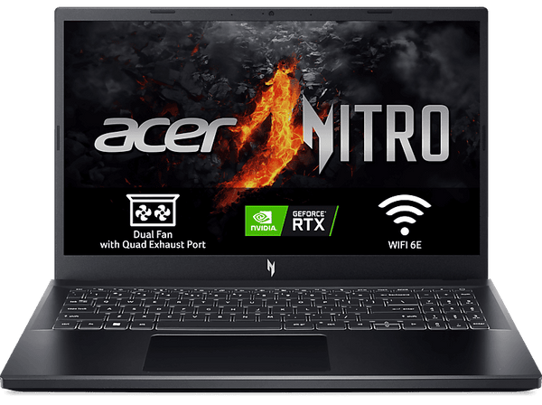 REACONDICIONADO Seminuevo Muy bueno Portátil gaming - Acer Nitro V 15 ANV15-51, 15.6" Full HD IPS, Intel® Core™ i5-13420H, 16GB RAM, 1TB SSD, GeForce RTX™ 4060, Windows 11 Home
