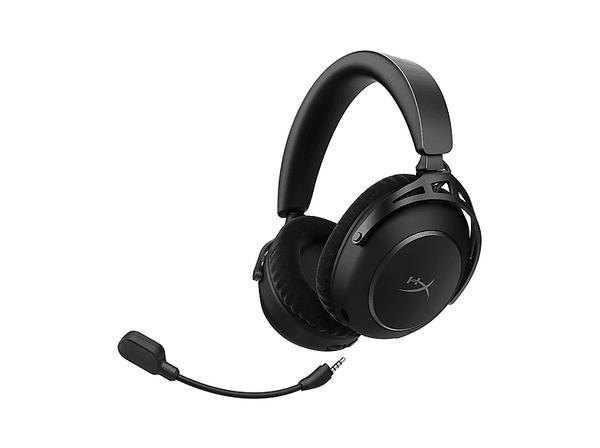 Auriculares gaming - HyperX Cloud Alpha 2, Diadema, Inalámbricos, 250 h, PC/Consolas, Micrófono, Sonido Hi-Fi, Negro